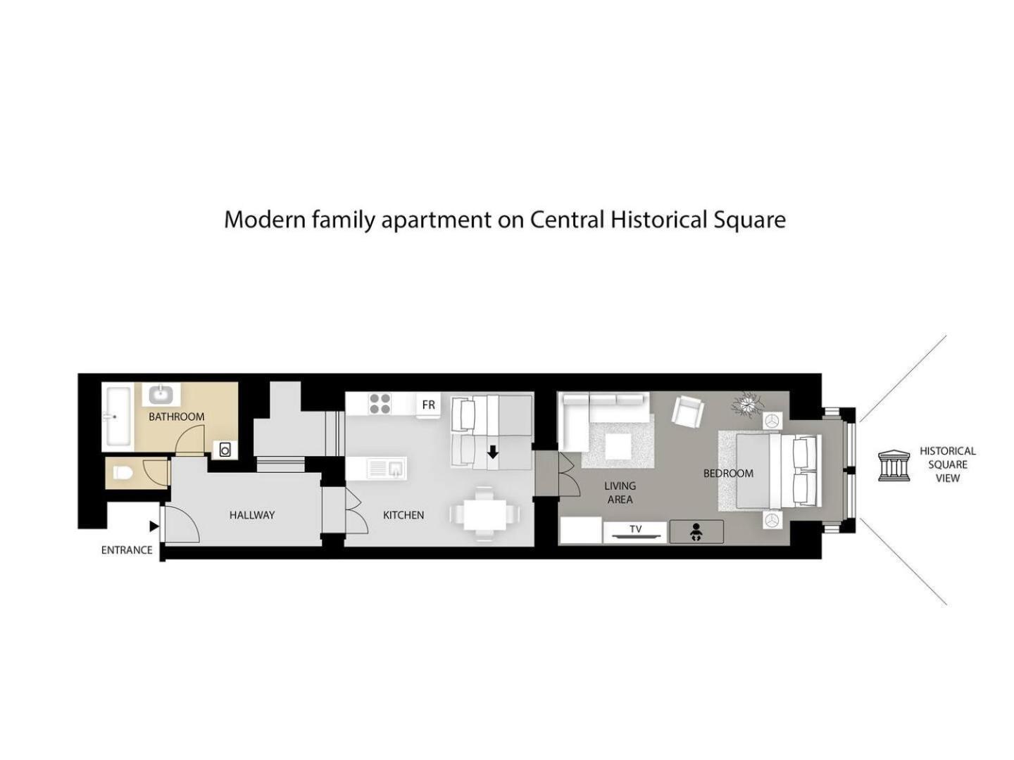 Modern Family Apt. With Central Square Entrance Hradec Králové Exterior foto
